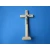 Krzyż stojący drewniany jasny brąz 22 cm